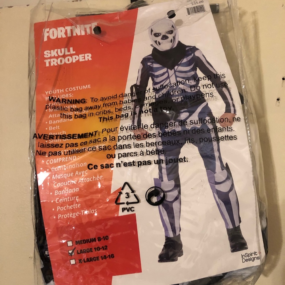Fortnite Skull Trooper Costume